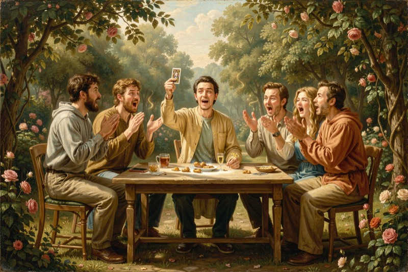 A card trick for amazed friends